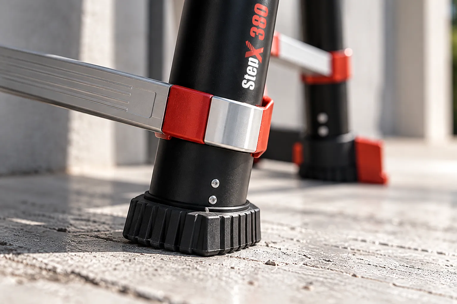 Pied stabilisateur d'une échelle télescopique StepX